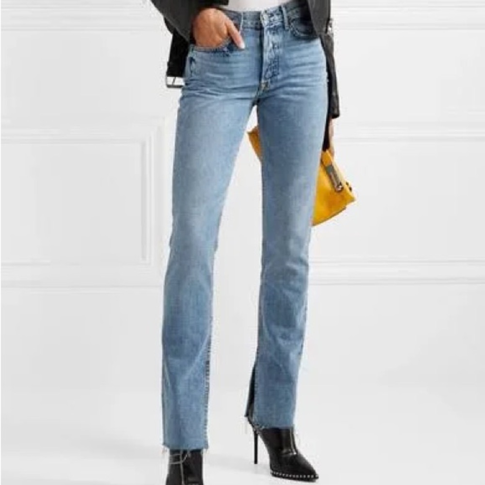 GRLFRND Addison straight-leg jeans
